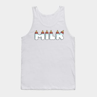 Milk Typography Tank Top